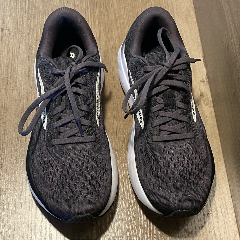 Brooks Ghost 16 Neutral Running Shoe Black/Grey/White 8 Medium - Picture 3 of 11